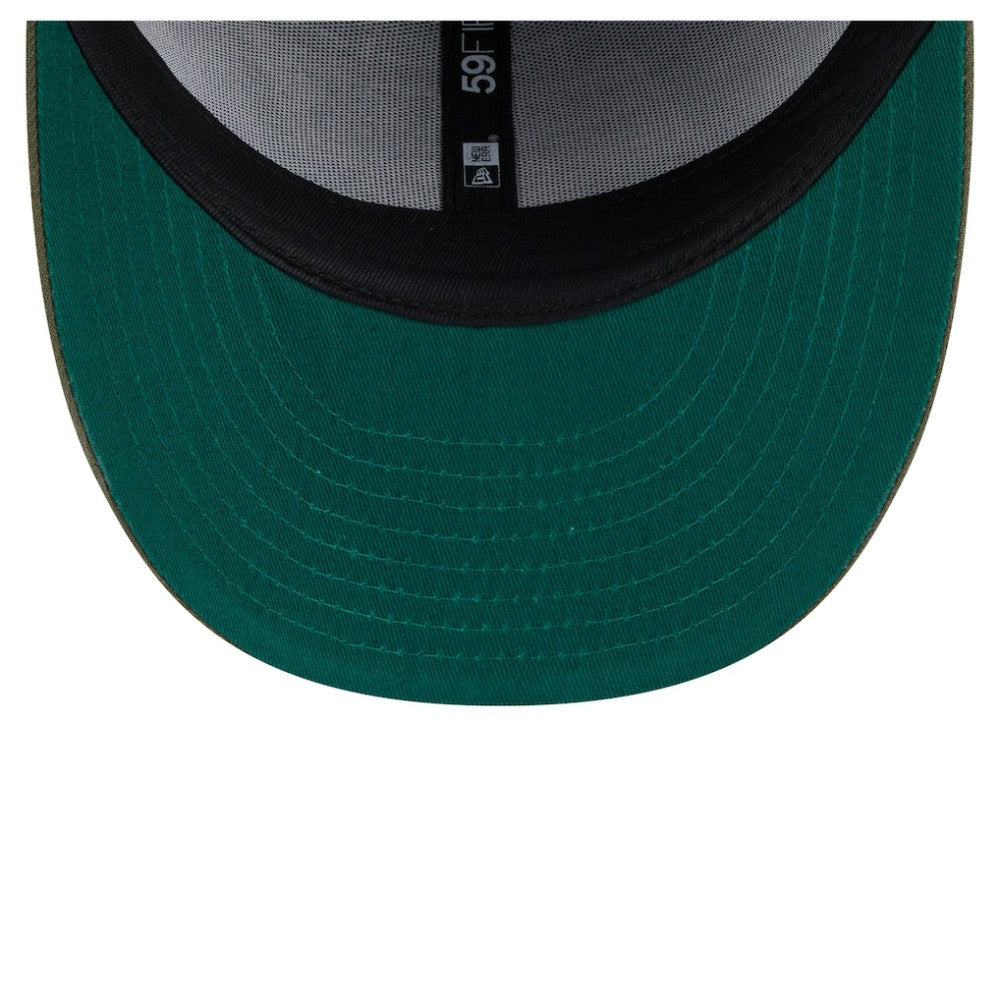 NHL Los Angeles Kings New Era Tonal Florals 59FIFTY Fitted Hat - Olive