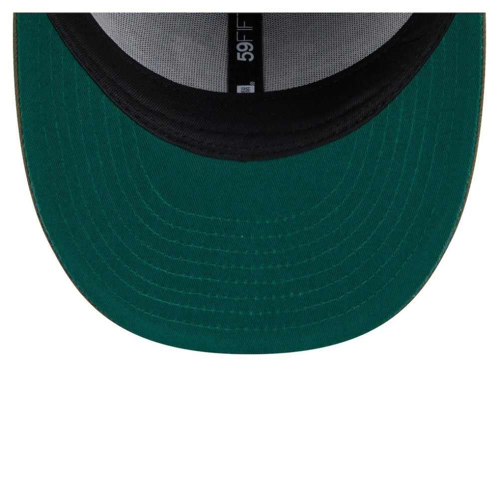 NHL Toronto Maple Leafs New Era Tonal Florals 59FIFTY Fitted Hat - Olive