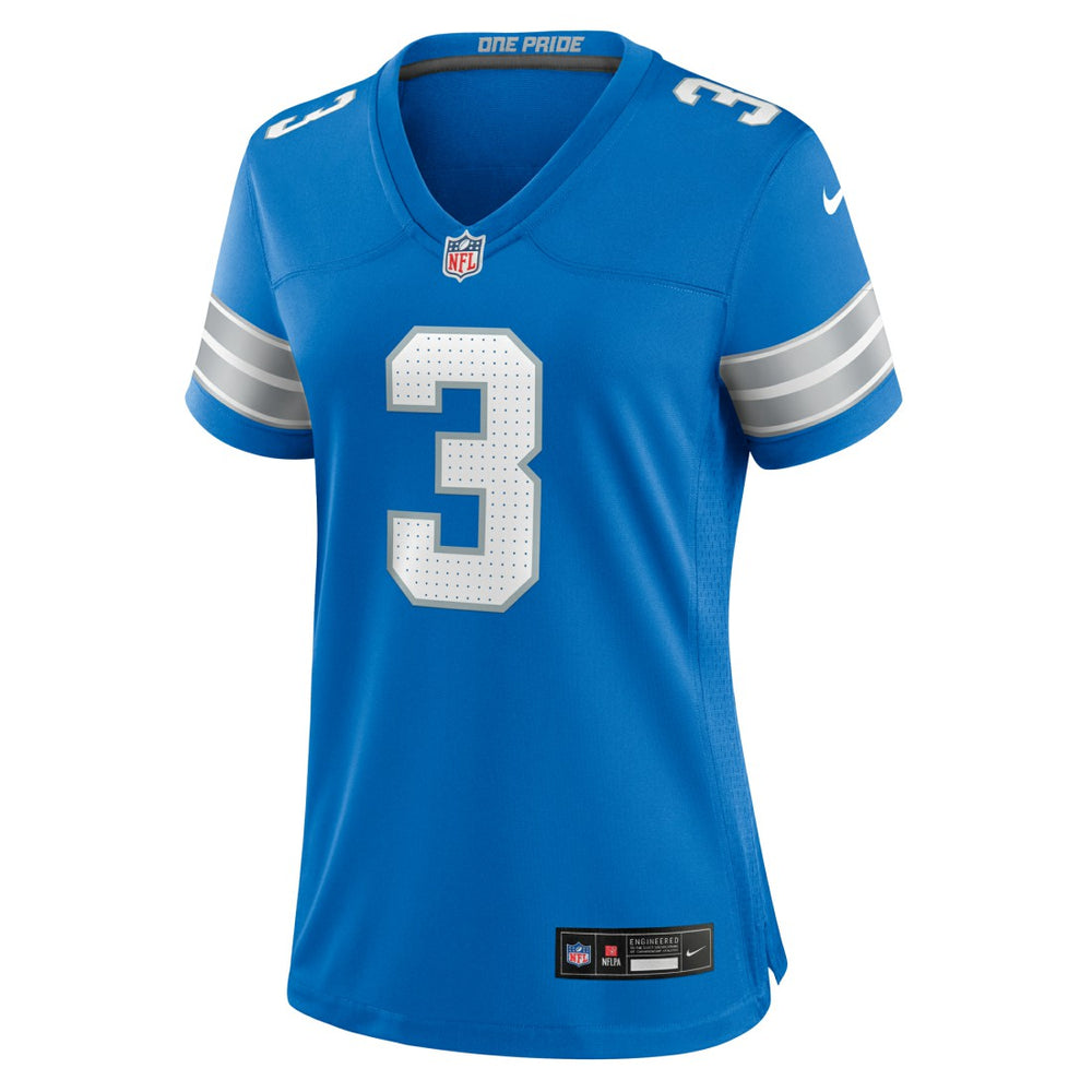 Jack Fox Detroit Lions Women's Team Game Jersey Blue