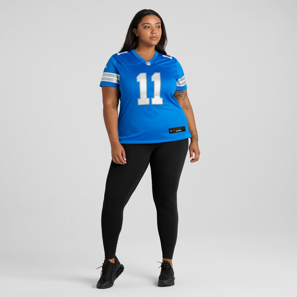 Kalif Raymond Detroit Lions Women's Team Game Jersey Blue