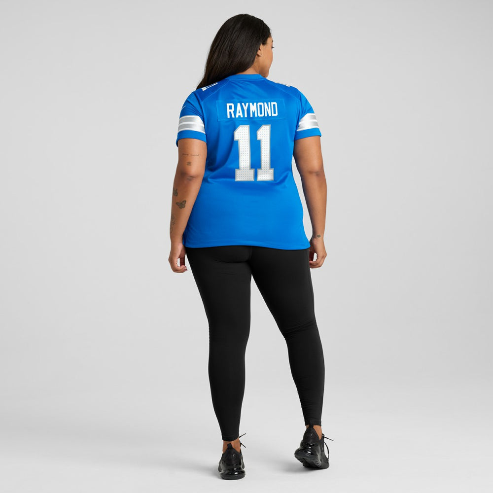 Kalif Raymond Detroit Lions Women's Team Game Jersey Blue