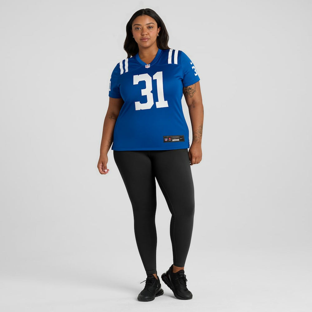Tyler Goodson Indianapolis Colts Women's Game Jersey Royal