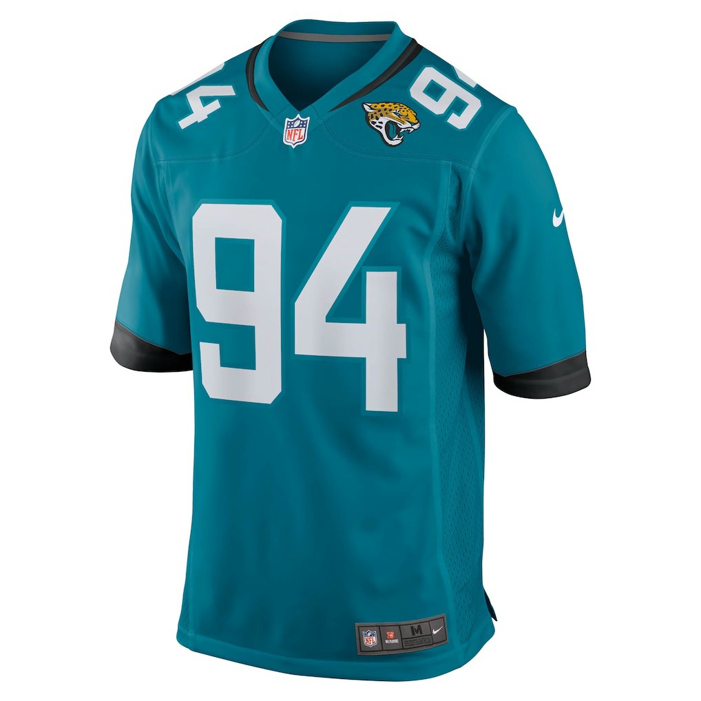 Maason Smith Jacksonville Jaguars Team Game Jersey Teal