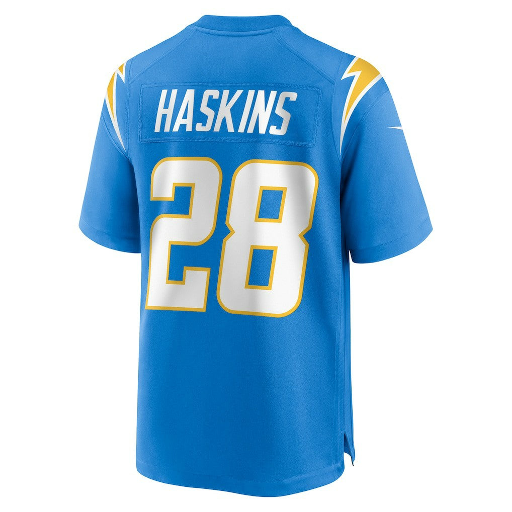 Hassan Haskins Los Angeles Chargers Team Game Jersey Powder Blue
