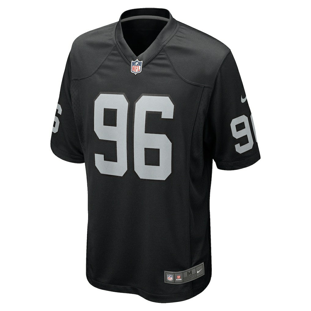 Jonah Laulu Las Vegas Raiders Team Game Jersey Black
