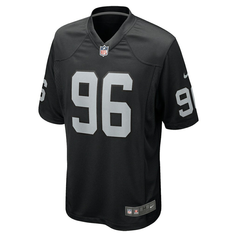 Jonah Laulu Las Vegas Raiders Team Game Jersey Black
