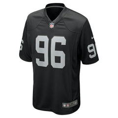 Jonah Laulu Las Vegas Raiders Team Game Jersey Black