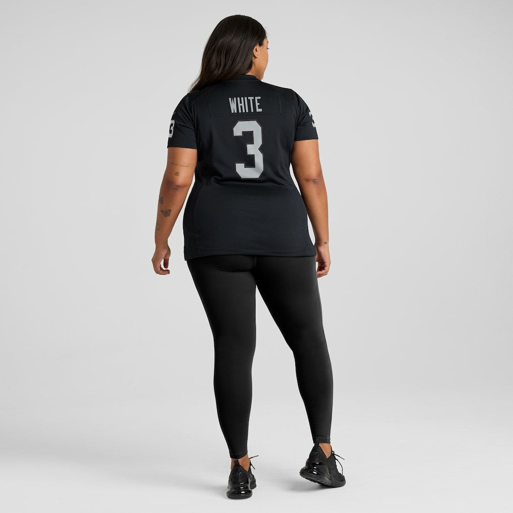 Zamir White Las Vegas Raiders Women's Game Jersey Black