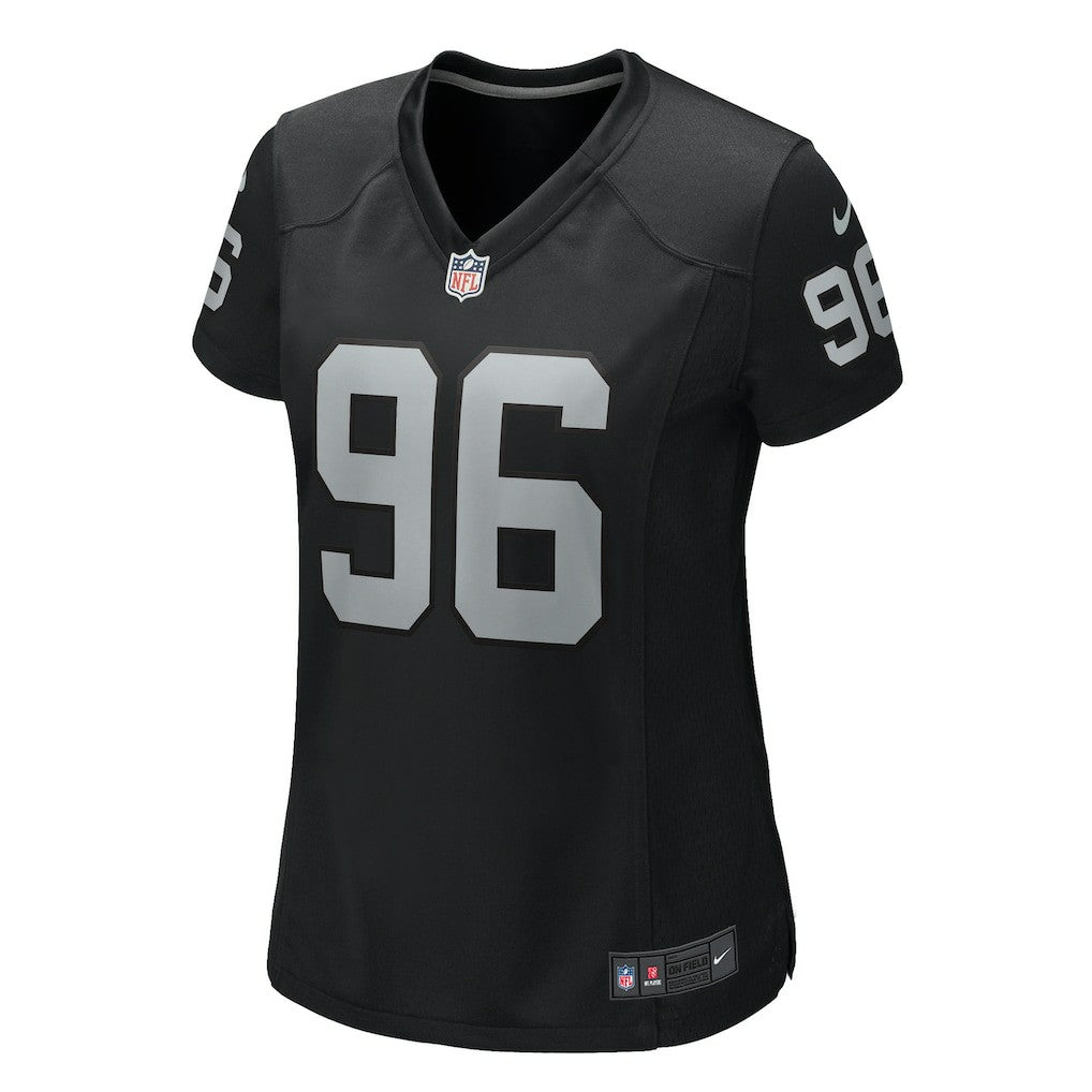 Jonah Laulu Las Vegas Raiders Women's Game Jersey Black