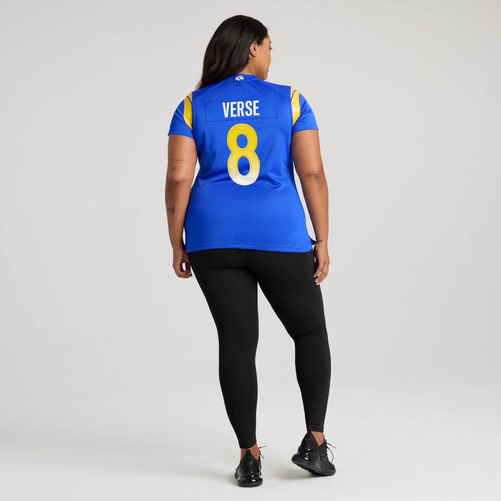 Jared Verse Los Angeles Rams Women's Team Game Jersey Royal