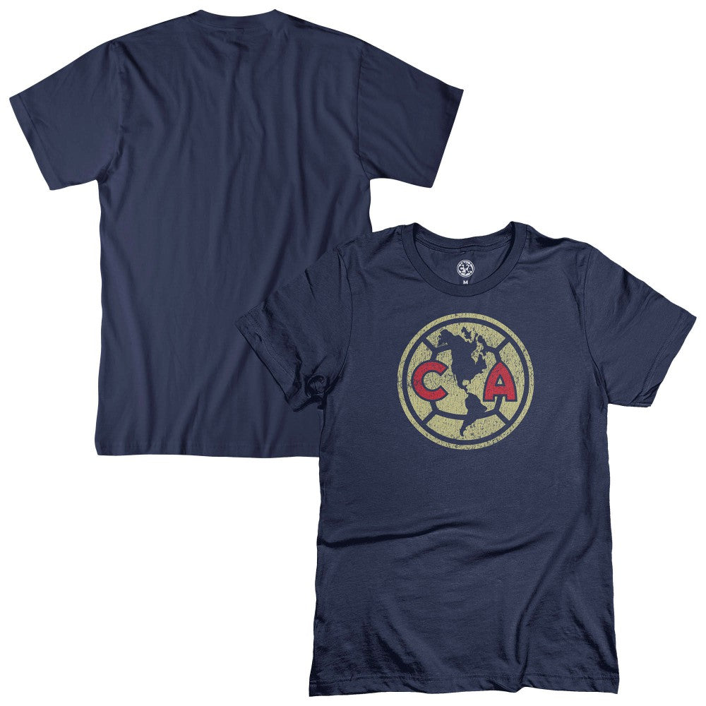 Club America 1863FC Color Badge T-Shirt Navy shop