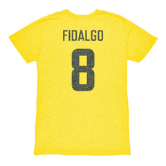 Álvaro Fidalgo Club America 1863FC Retro Player Name & Number Tri-Blend T-Shirt Yellow