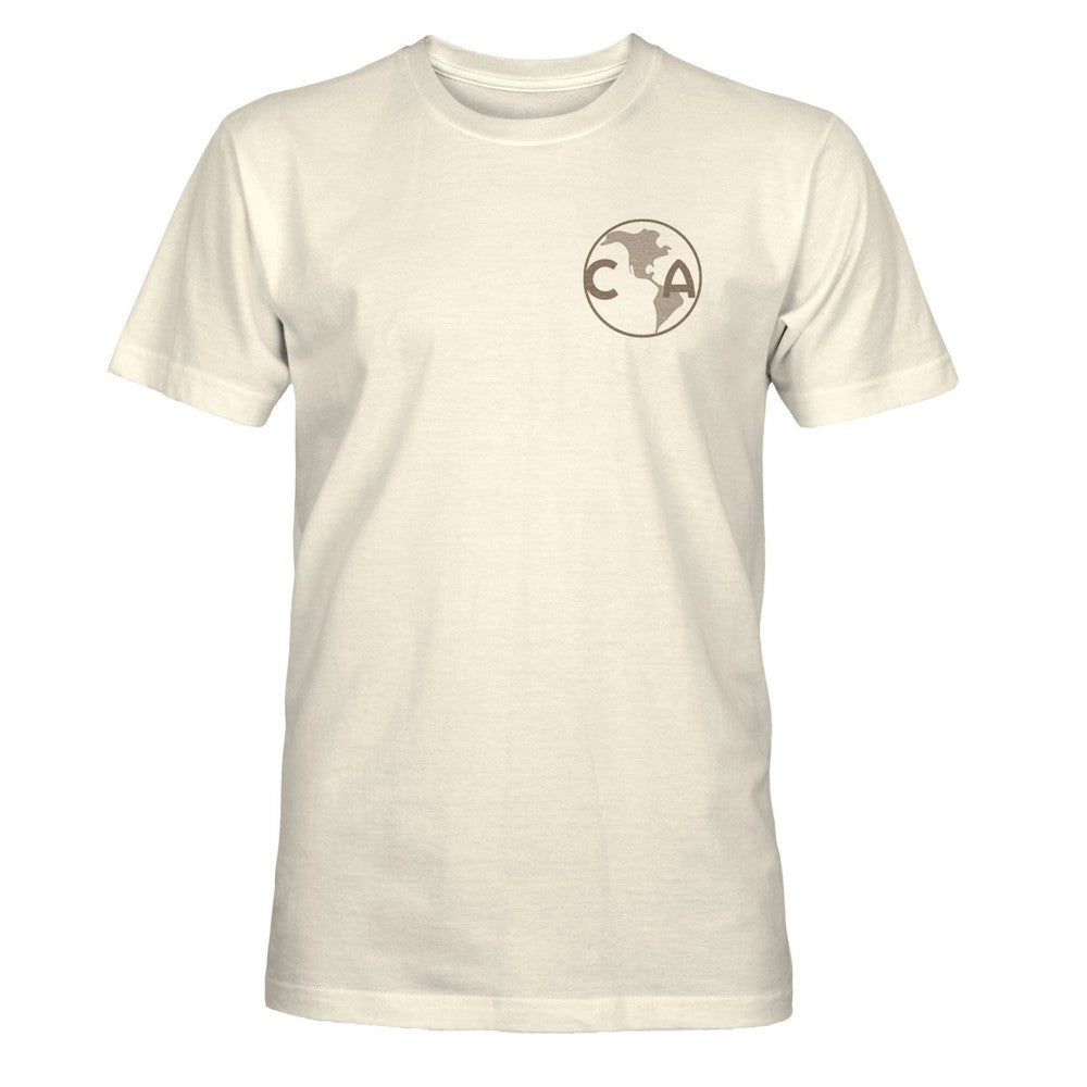 Club America 1863FC Vintage Photo T-Shirt Tan shop