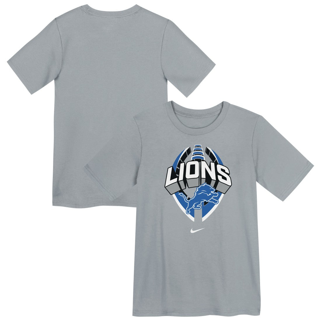 Detroit Lions Preschool Icon Legend Dri-FIT T-Shirt Gray