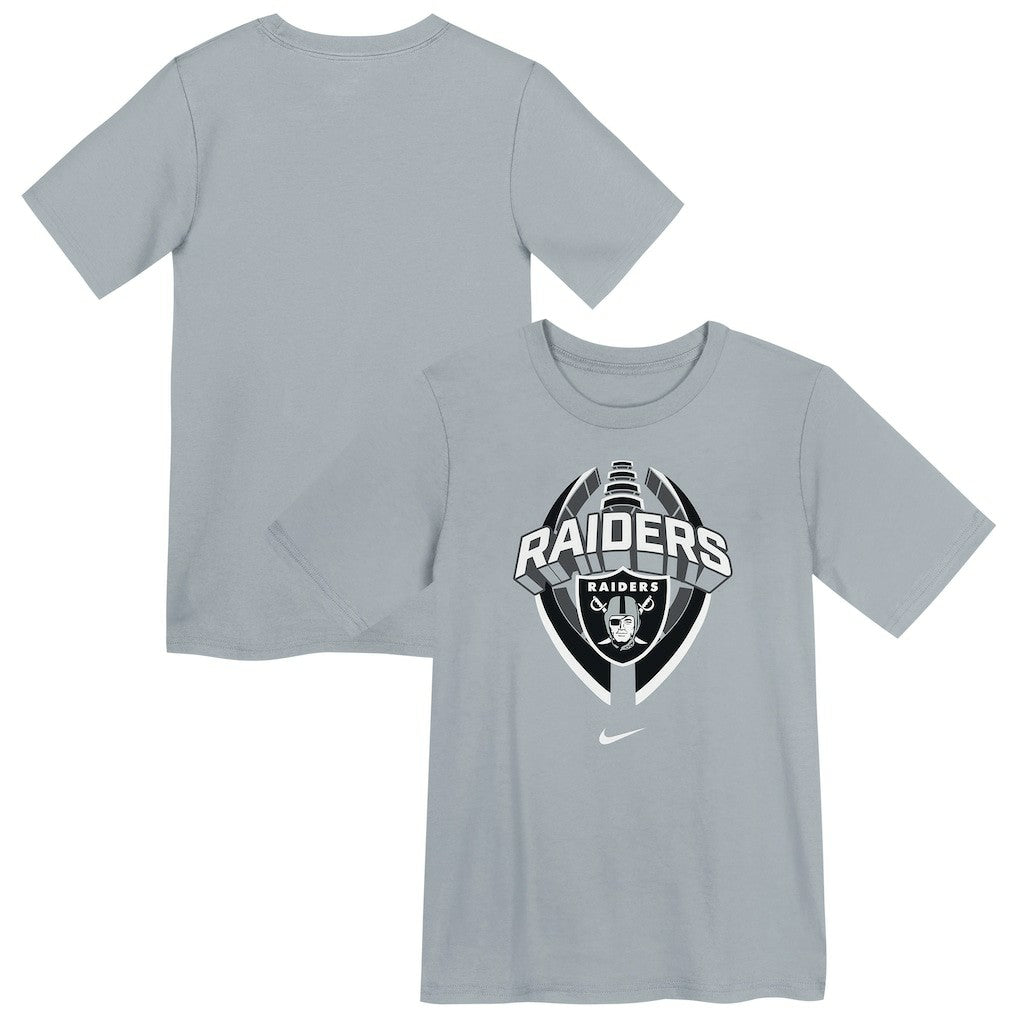 Las Vegas Raiders Preschool Icon Legend Dri-FIT T-Shirt Gray