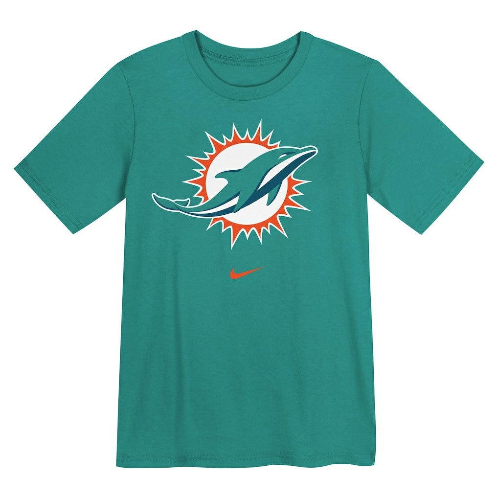 Miami Dolphins Preschool Primary Logo Legend Performance T-Shirt Aqua