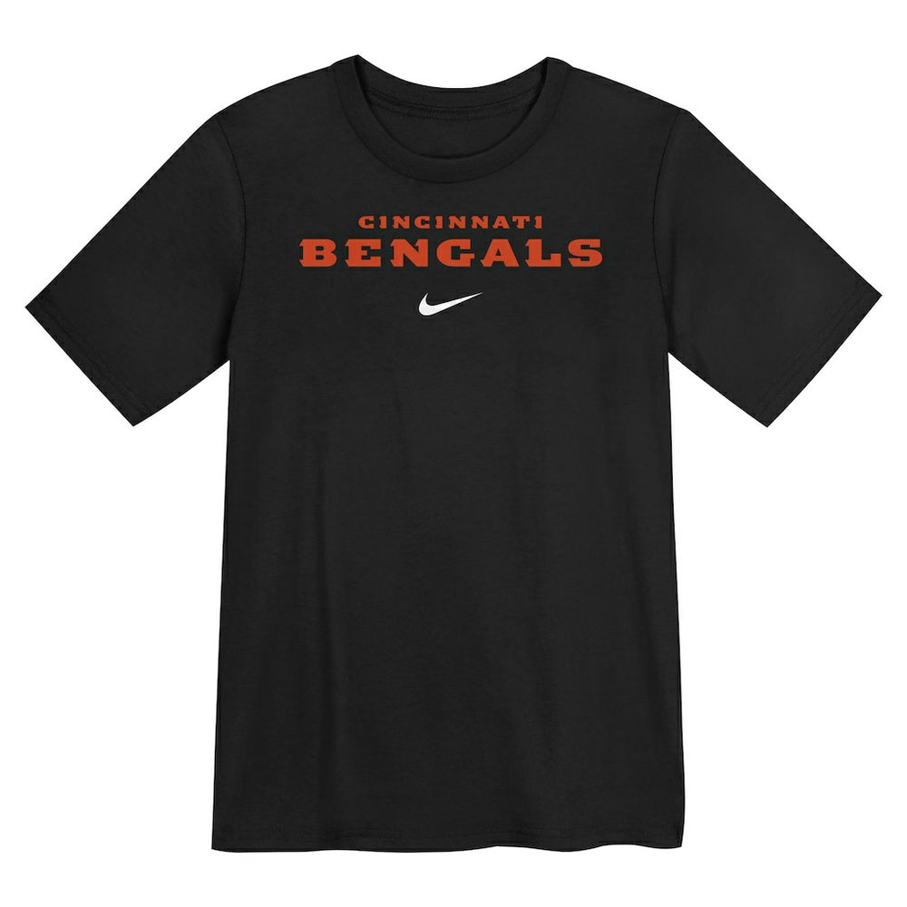 Cincinnati Bengals Preschool Wordmark T-Shirt Black