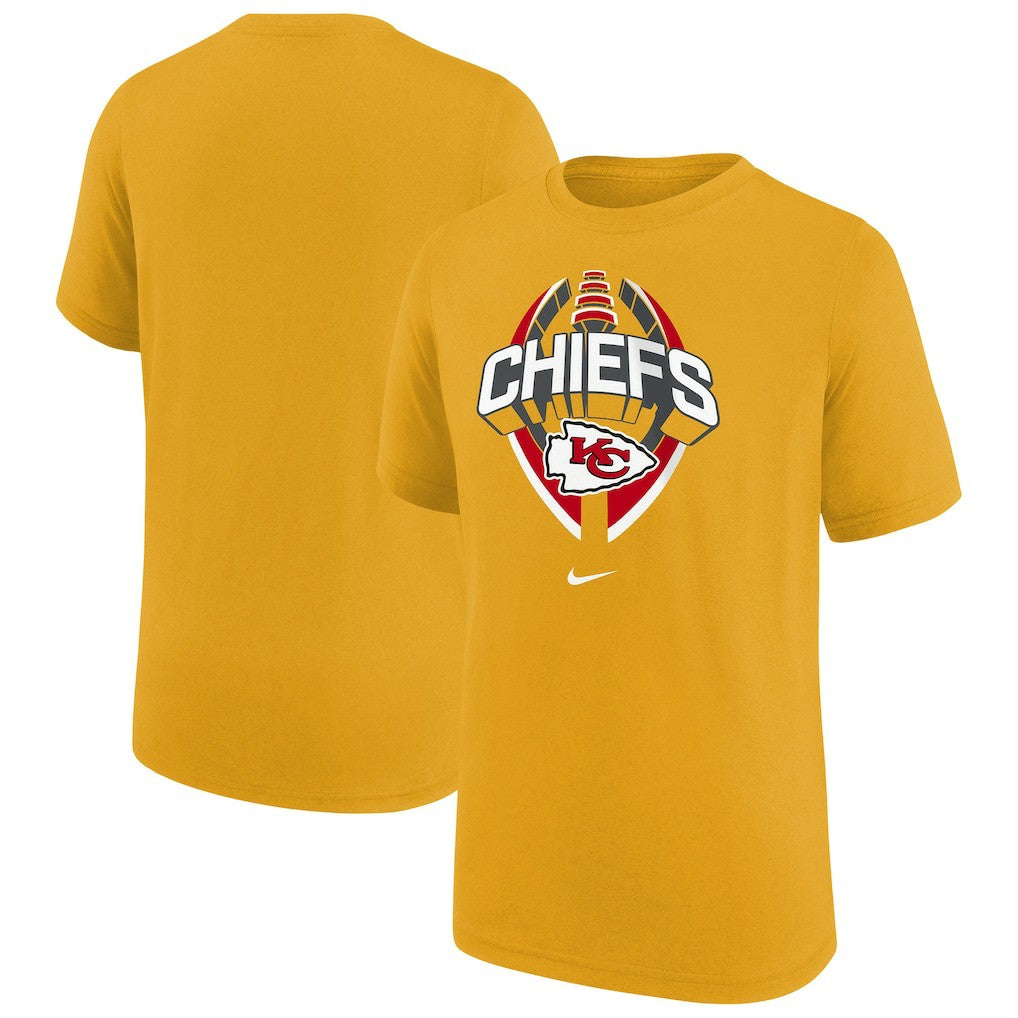 Kansas City Chiefs Youth Icon Legend T-Shirt Gold