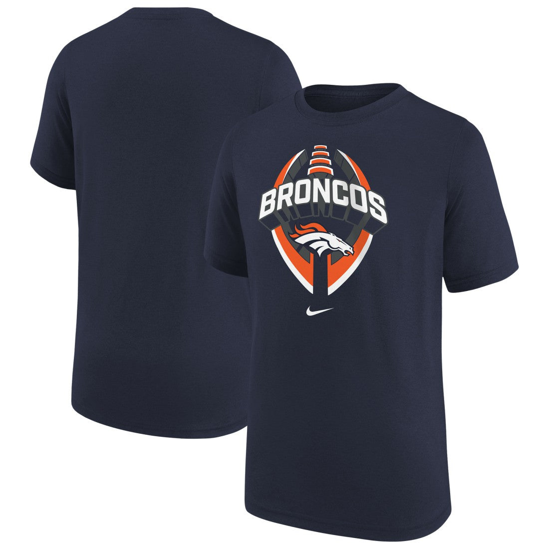 Denver Broncos Youth Icon Legend T-Shirt Navy