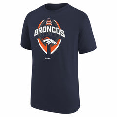 Denver Broncos Youth Icon Legend T-Shirt Navy