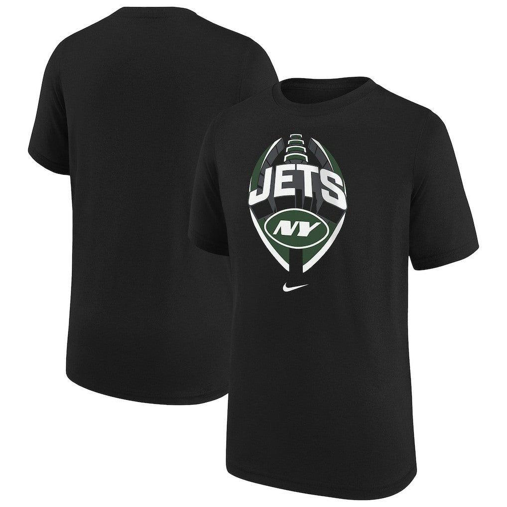 New York Jets Youth Icon Legend T-Shirt Black