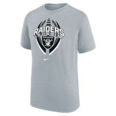 Las Vegas Raiders Youth Icon Legend T-Shirt Gray