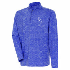 Kansas City Royals Antigua Quarter-Zip Top - Heather Royal Tops