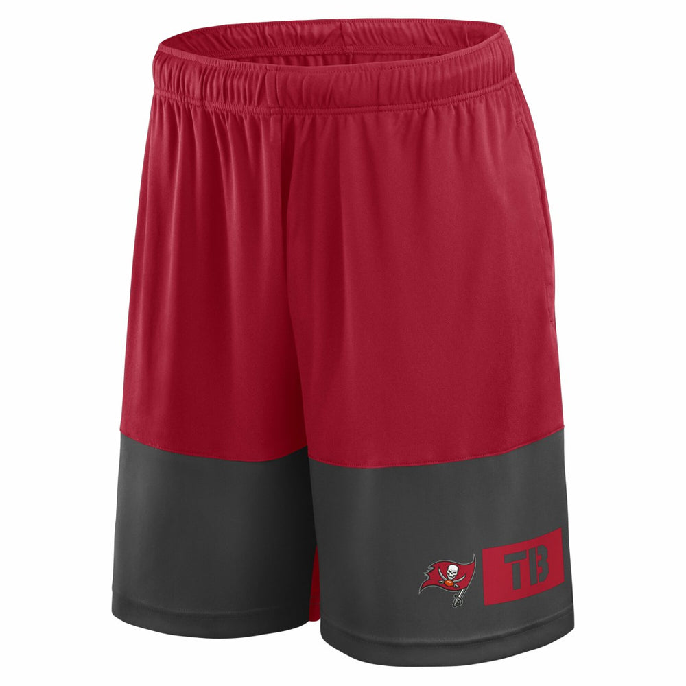 Tampa Bay Buccaneers Big & Tall Best of the Best Performance Shorts Red/Pewter