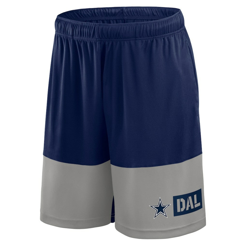 Dallas Cowboys Big & Tall Best of the Best Performance Shorts Navy/Silver