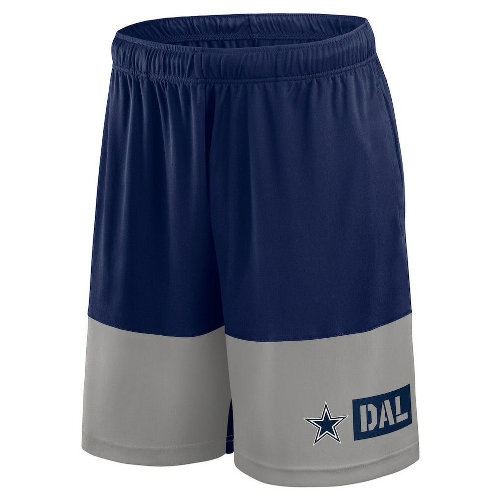 Dallas Cowboys Big & Tall Best of the Best Performance Shorts Navy/Silver