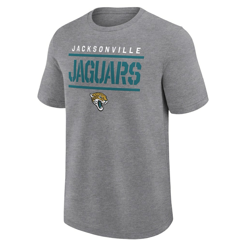 Jacksonville Jaguars Big & Tall Top Notch T-Shirt Heather Gray