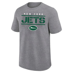 New York Jets Big & Tall Top Notch T-Shirt Heather Gray
