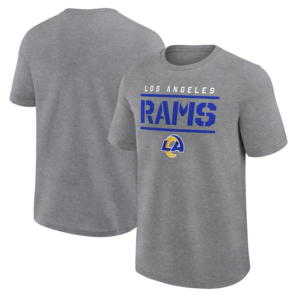 Los Angeles Rams Big & Tall Top Notch T-Shirt Heather Gray