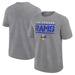 Los Angeles Rams Big & Tall Top Notch T-Shirt Heather Gray