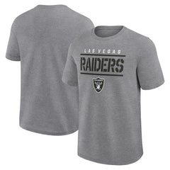 Las Vegas Raiders Big & Tall Top Notch T-Shirt Heather Gray