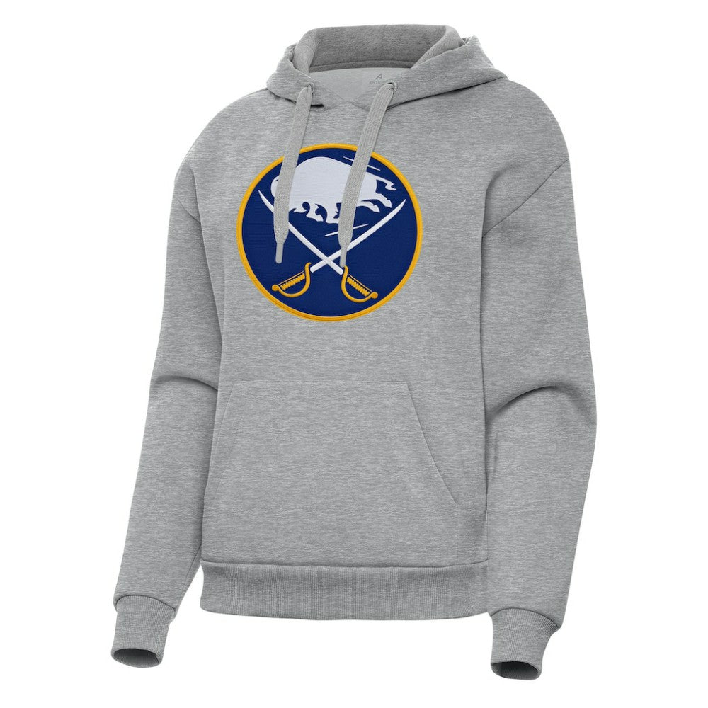 NHL Buffalo Sabres Antigua Women's Victory Pullover Hoodie - Heather Gray