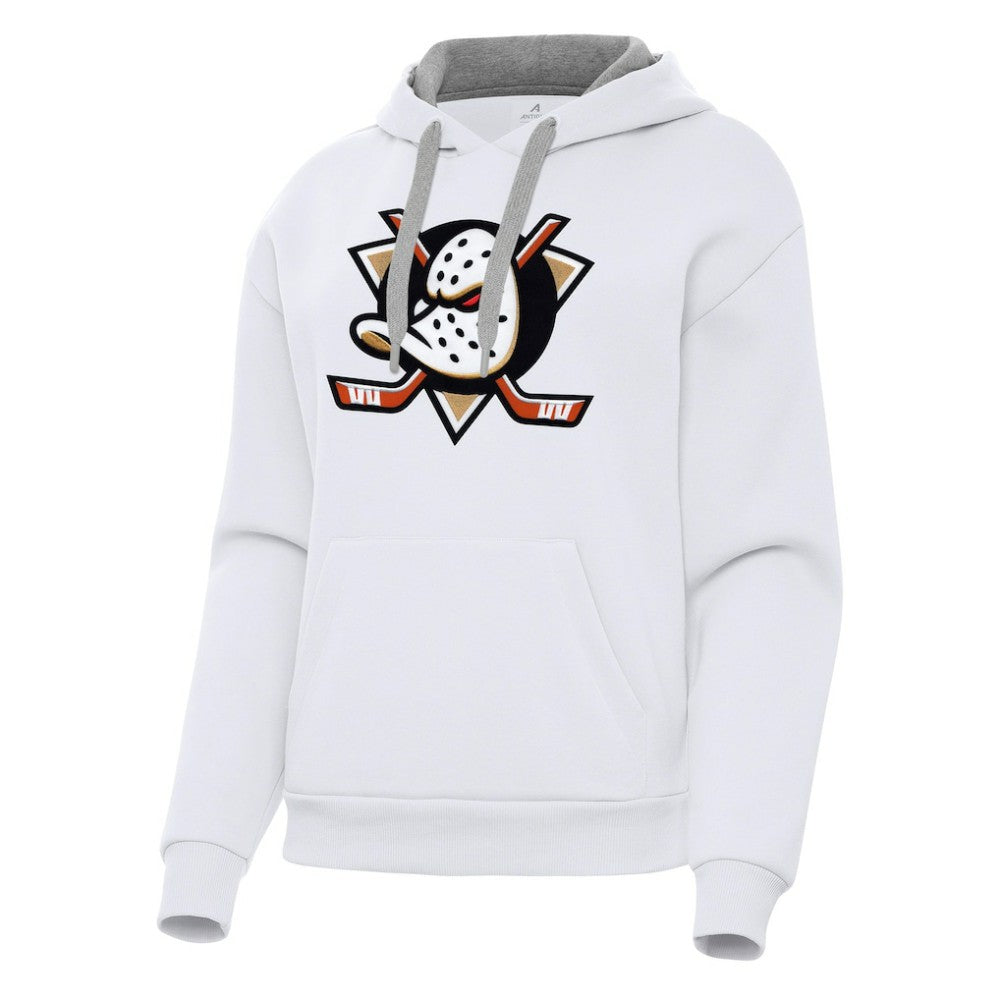 NHL Anaheim Ducks Antigua Women's Victory Pullover Hoodie - White