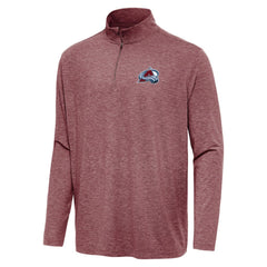 NHL Colorado Avalanche Antigua Hunk Quarter-Zip Top - Burgundy