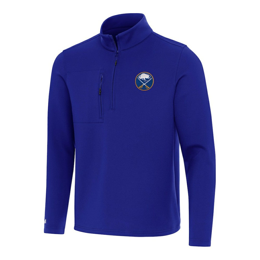 NHL Buffalo Sabres Antigua Insider Quarter-Zip Top - Royal