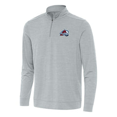 NHL Colorado Avalanche Antigua Bright Quarter-Zip Top - Heather Gray