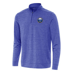 NHL Buffalo Sabres Antigua Bright Quarter-Zip Top - Heather Royal