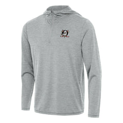 NHL Anaheim Ducks Antigua Tidy Quarter-Zip Hoodie - Heather Gray