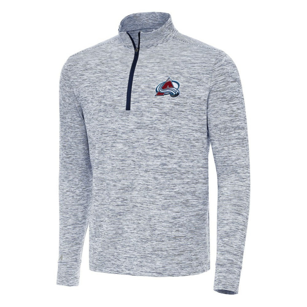 NHL Colorado Avalanche Antigua Cause Quarter-Zip Top - Navy