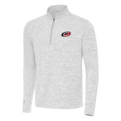 NHL Carolina Hurricanes Antigua Cause Quarter-Zip Top - Gray