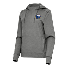 NHL Buffalo Sabres Antigua Women's Justice Pullover Hoodie - Heather Black