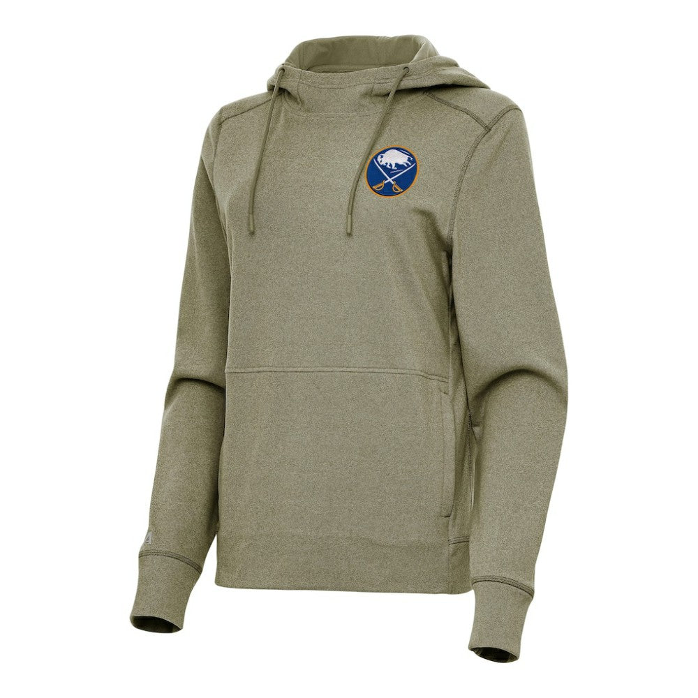 NHL Buffalo Sabres Antigua Women's Justice Pullover Hoodie - Olive