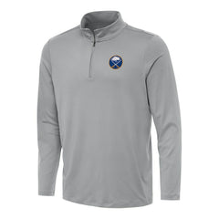 NHL Buffalo Sabres Antigua Reprocess Quarter-Zip Top - Gray