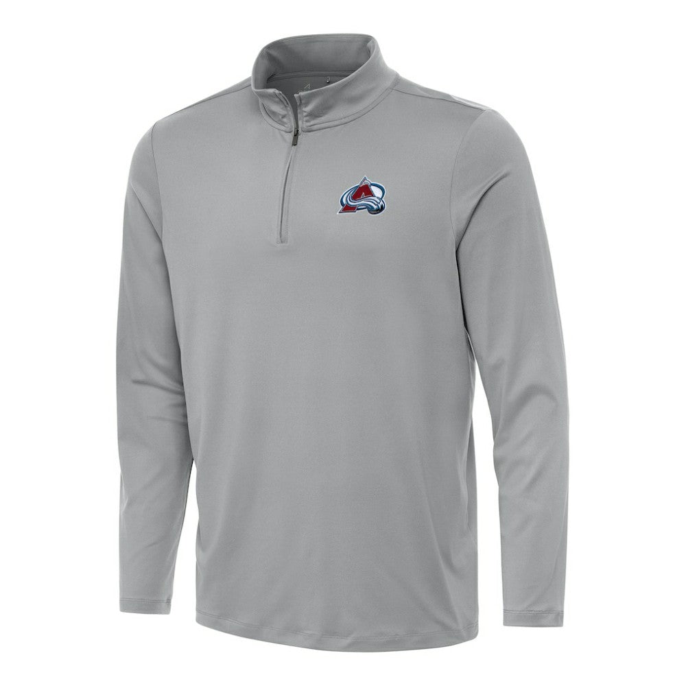NHL Colorado Avalanche Antigua Reprocess Quarter-Zip Top - Gray