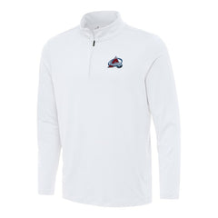 NHL Colorado Avalanche Antigua Reprocess Quarter-Zip Top - White