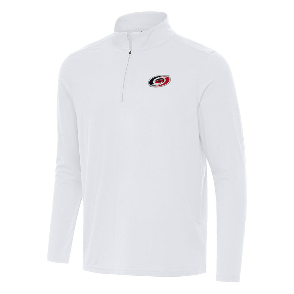 NHL Carolina Hurricanes Antigua Intent Quarter-Zip Top - White